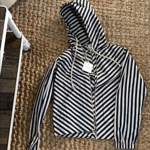 Kule Stripe Rain Jacket